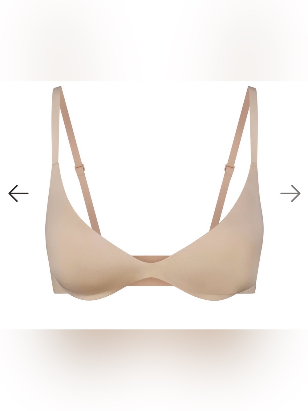 Skims Form Push Up Bra in Sand